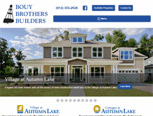 Tablet Screenshot of bouybrothersbuilders.com